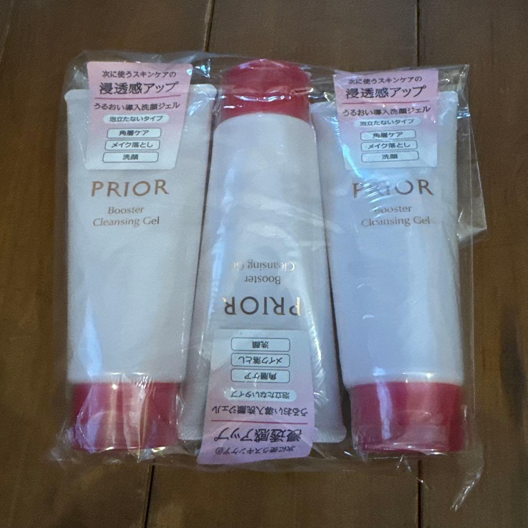 【新品未使用】プリオール うるおい導入洗顔ジェル 140g×3個セット