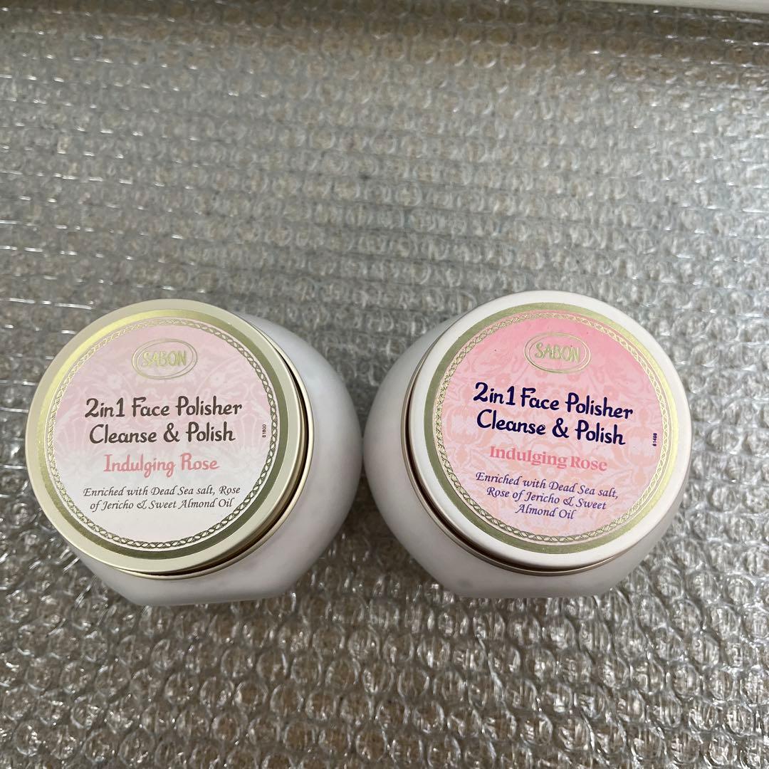 SABON フェイスポリッシャー スクラブ入り洗顔料　2点