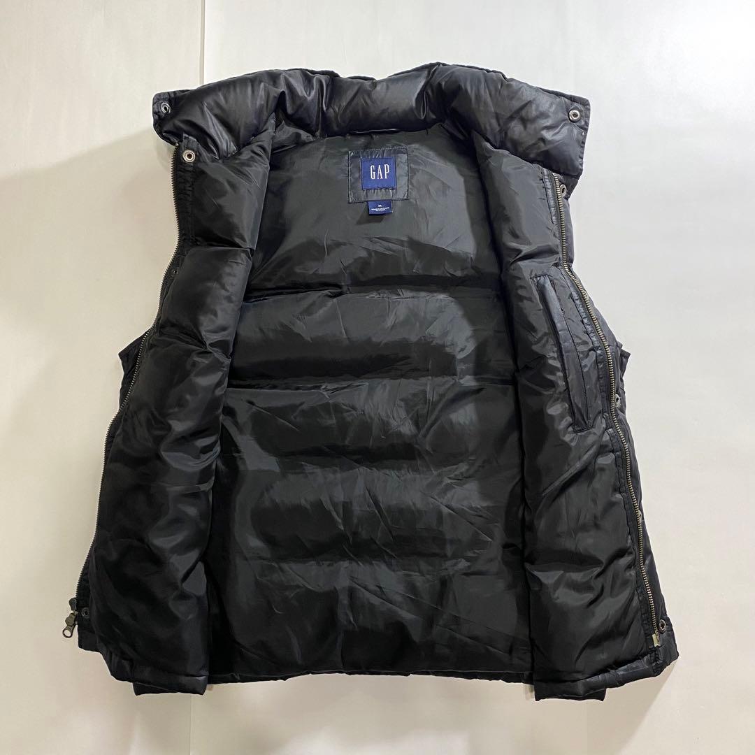00s Old Gap オールド ギャップ ダウン ベスト down 黒 M