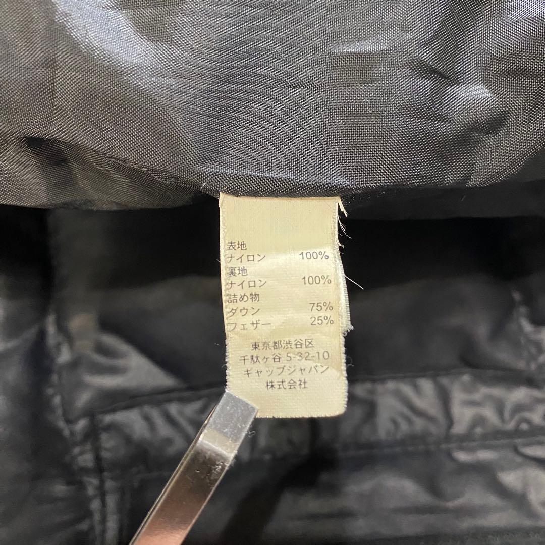 00s Old Gap オールド ギャップ ダウン ベスト down 黒 M