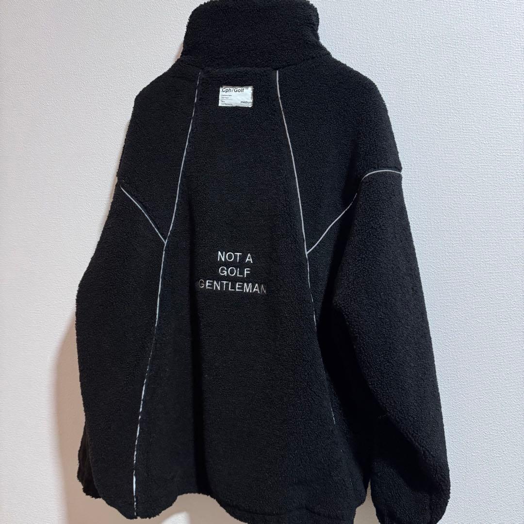 Cph/Golf ボア　黒トレーナー　メンズ M 美品