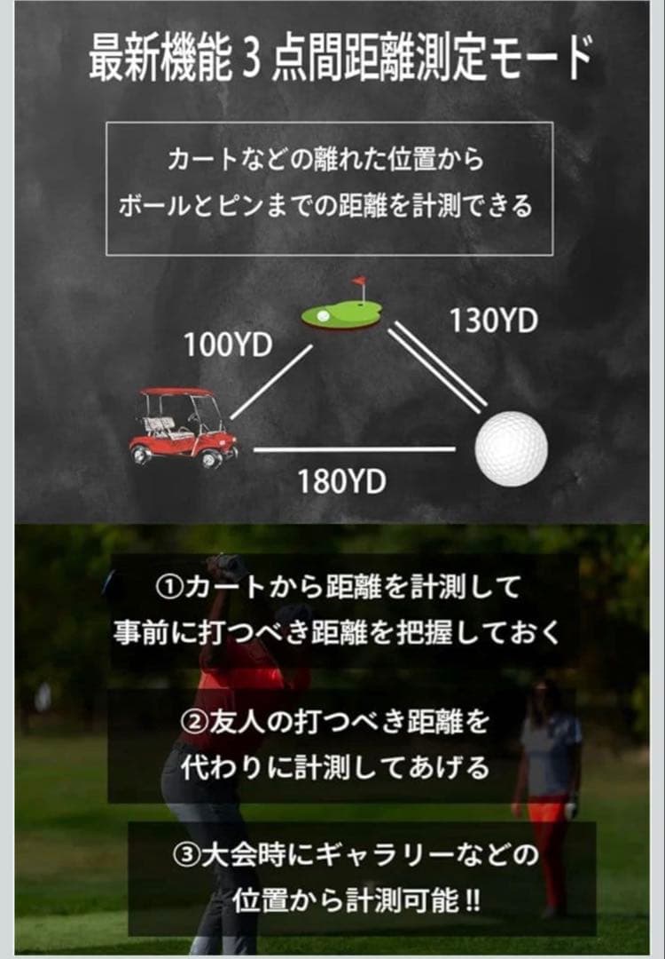 【新品未開封】NINJOR GOLF NJ MINI PRO OLED ブラック