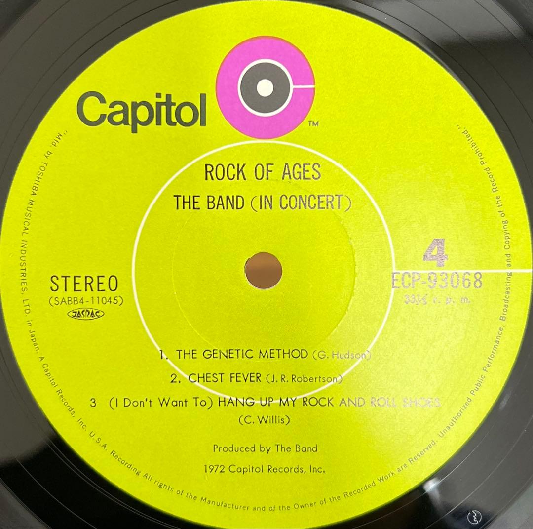【2LP/帯付】Rock Of Ages The Band In Concert
