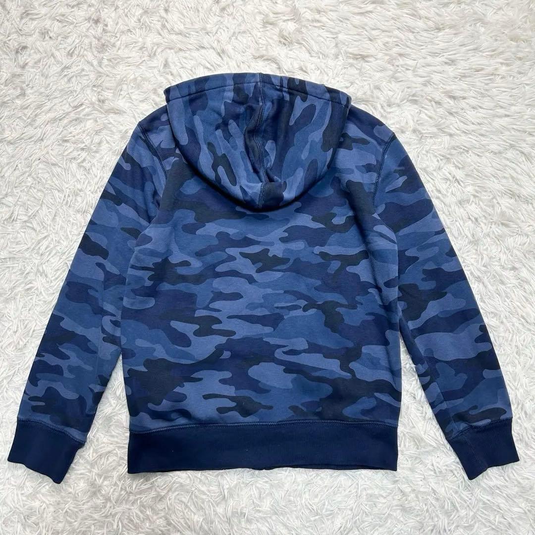 y2k gap ギャップ ジップアップパーカー カモフラ 迷彩 ネイビー ロゴ