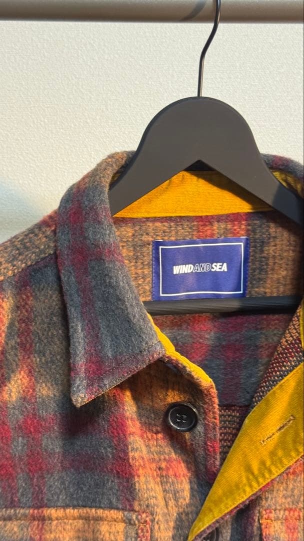 ジャケット・アウター SHAGGY PLAID CPO SHIRT JACKET / AMBER
