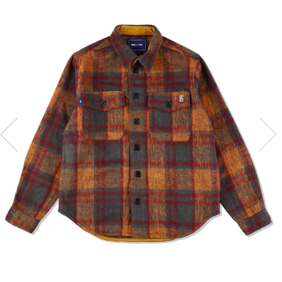 ジャケット・アウター SHAGGY PLAID CPO SHIRT JACKET / AMBER