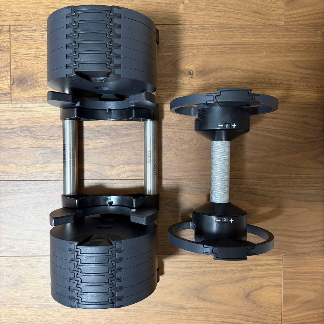 フレックスベル 可変式ダンベル 2kg刻み 32kg 2個セット①