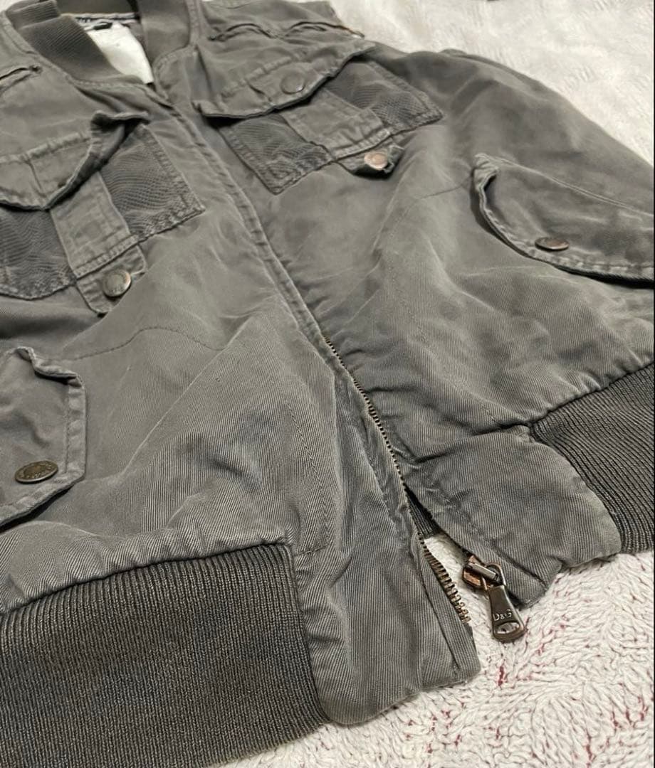 DOLCE&GABBANA ミリタリーベストvintage イタリア製 y2k