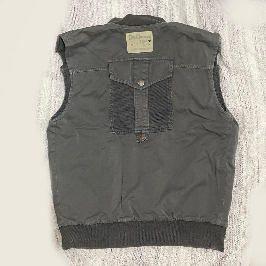 DOLCE&GABBANA ミリタリーベストvintage イタリア製 y2k