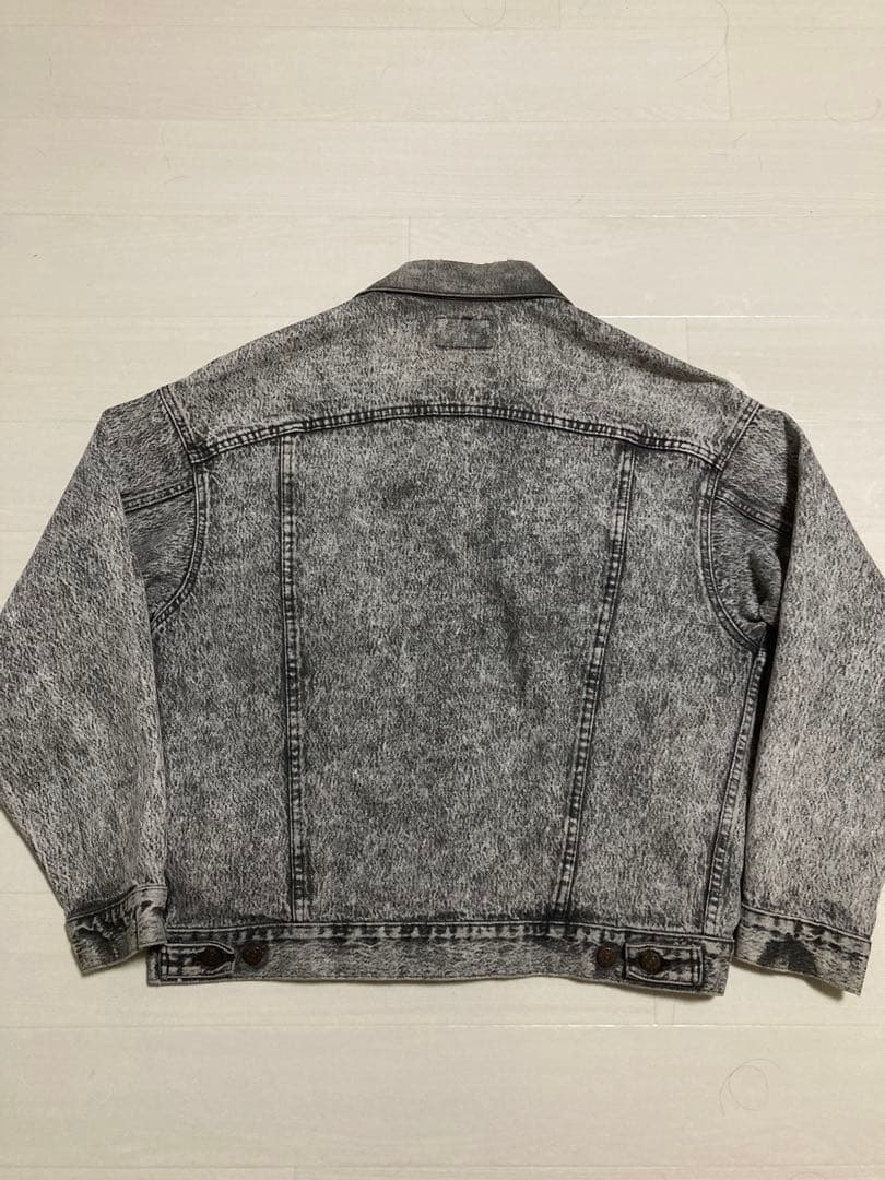 希少USA製 Levi's 70507-0550 ケミカルブラックLシルバータブ