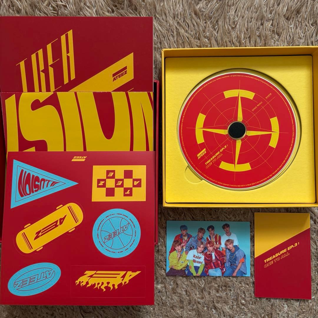 ATEEZ TREASURE EP.3:ONE TO ALL 2種セット