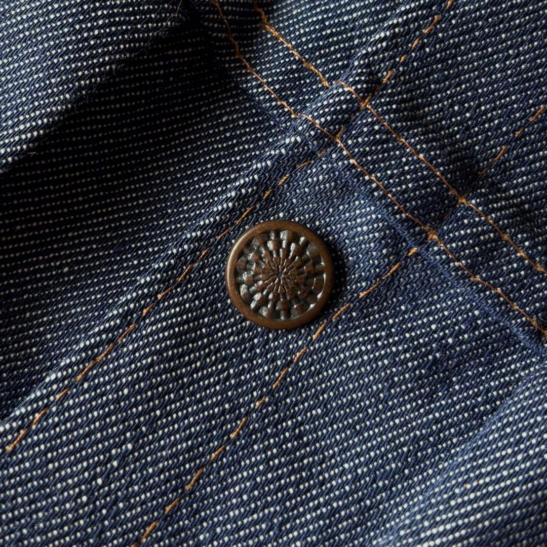 70s J.C.PENNEY バットダイ ヴィンテージ デニムジャケット 濃紺