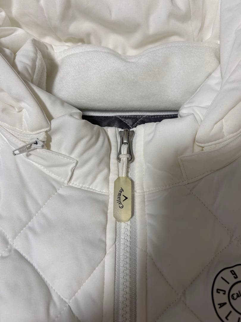 【美品】 キャロウェイ Callaway ジャケット L ホワイト キルティング