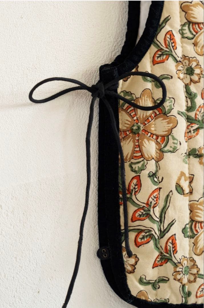 archiアーキ BLOCK PRINT QUILTED VEST