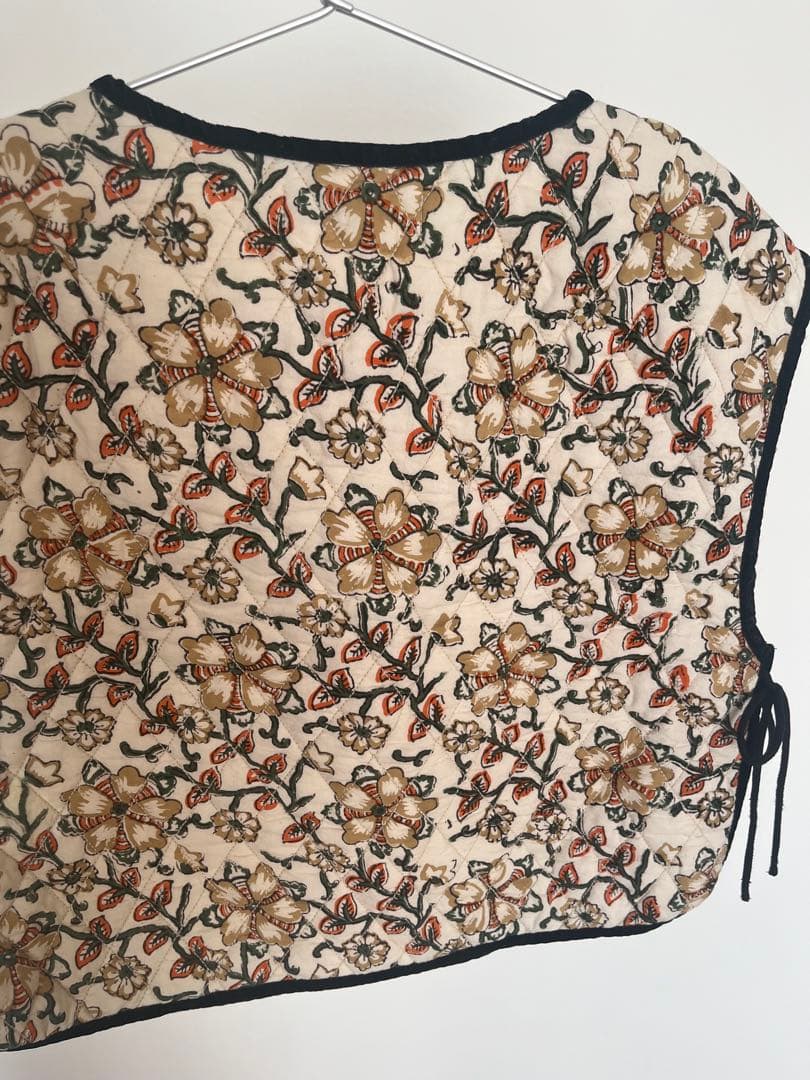 archiアーキ BLOCK PRINT QUILTED VEST