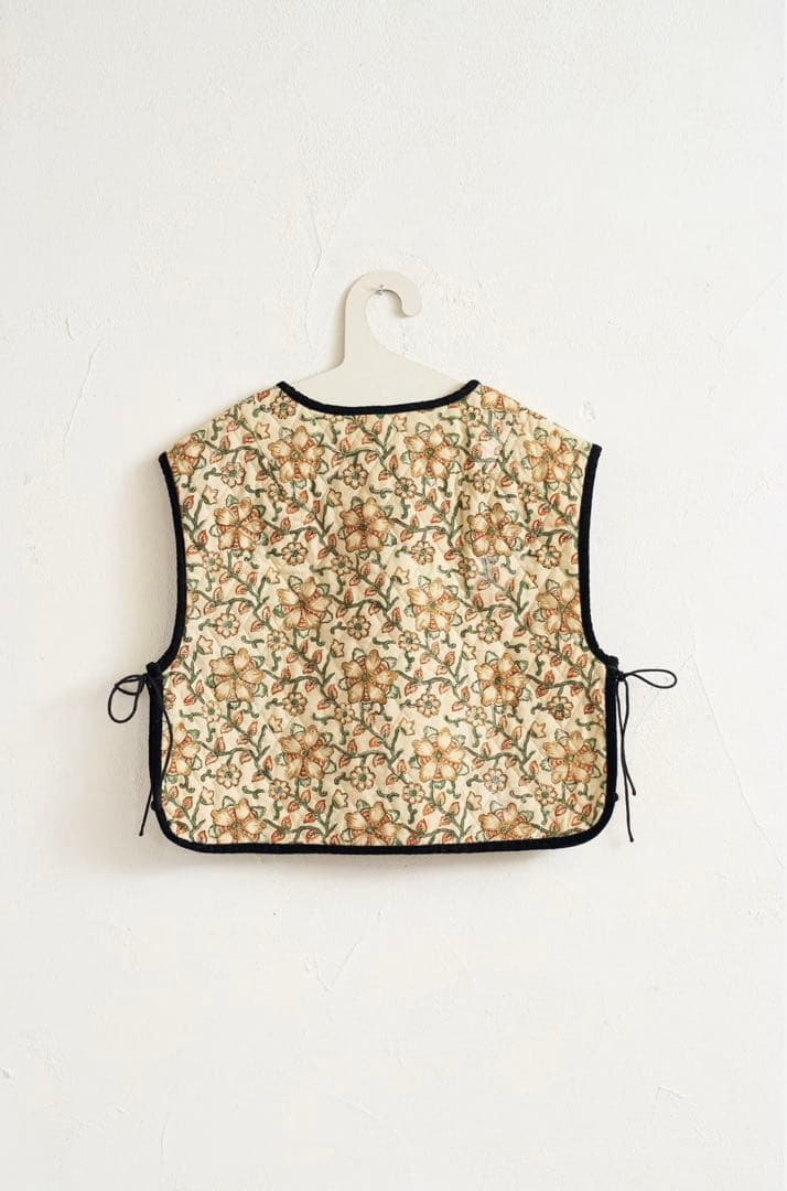 archiアーキ BLOCK PRINT QUILTED VEST