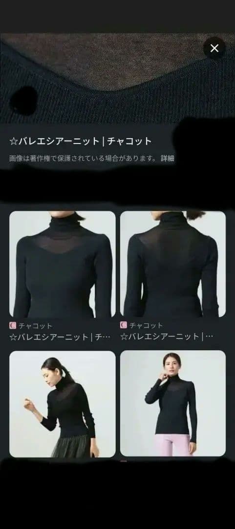 ✨️Chacott✨️バレエシアーニット（美品）