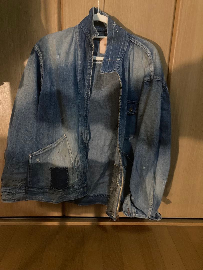 ジャケット・アウター H.UNIT Denim zip work jacket (Customize)
