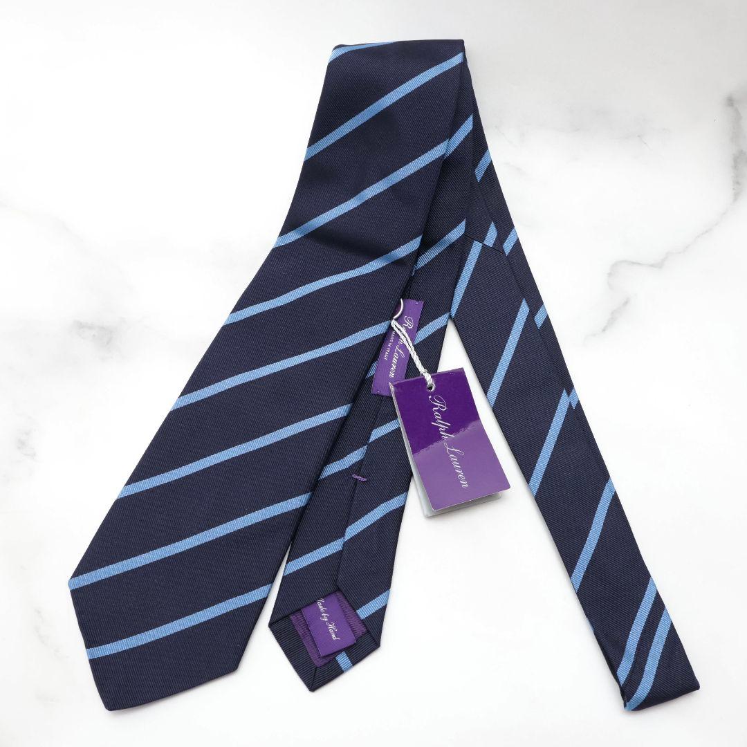 未使用に近いRalph Lauren ラルフローレン パープルレーベル ネクタイ