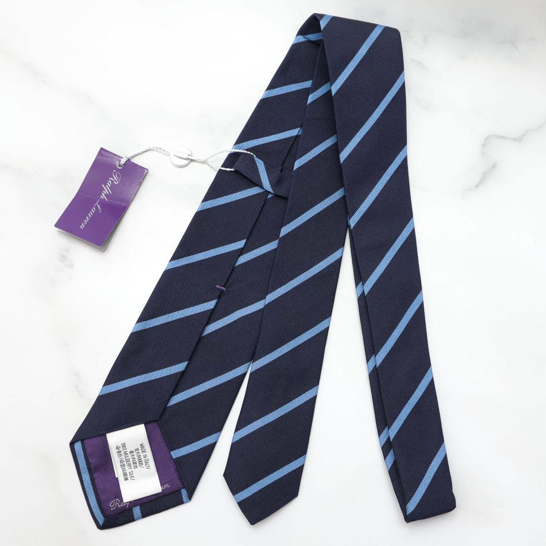 未使用に近いRalph Lauren ラルフローレン パープルレーベル ネクタイ