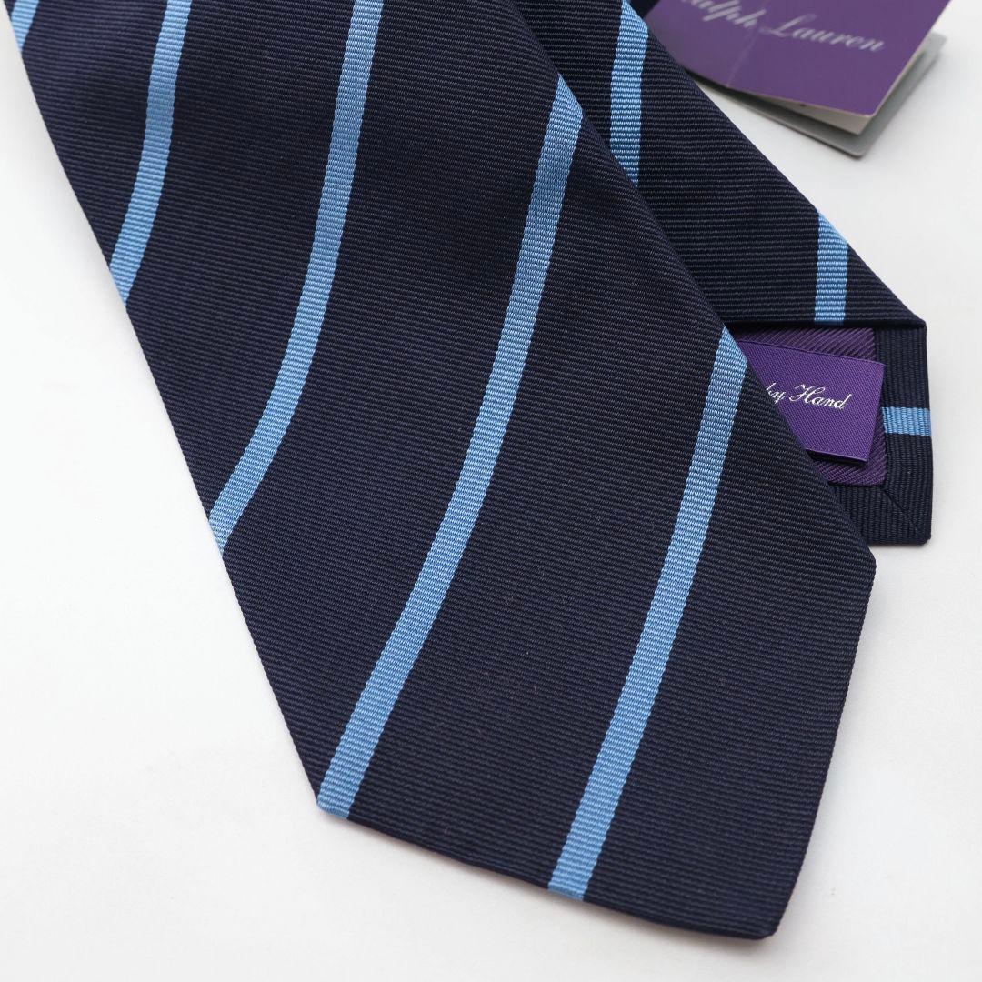 未使用に近いRalph Lauren ラルフローレン パープルレーベル ネクタイ
