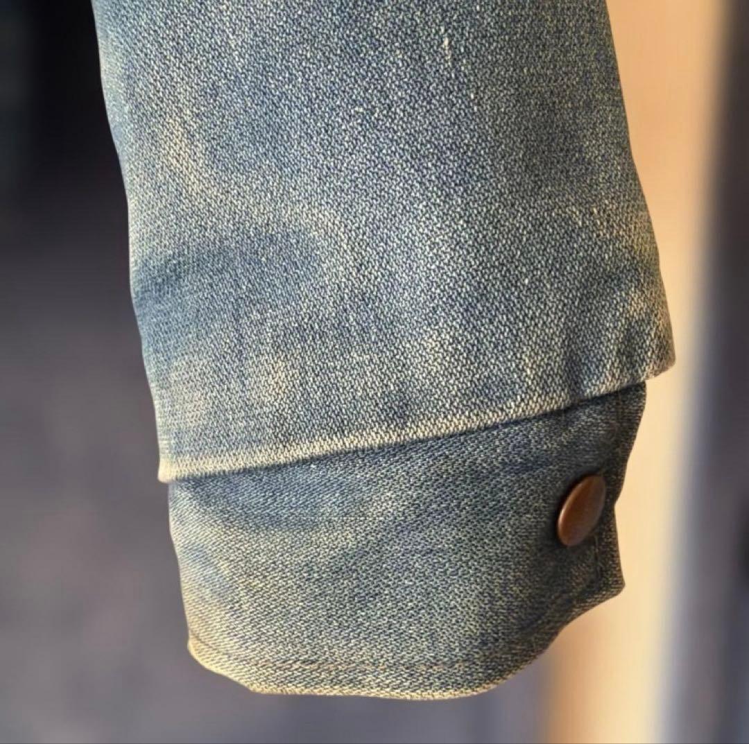 Wrangler 襟コーデュロイ 裏ブランケット デニムジャケット