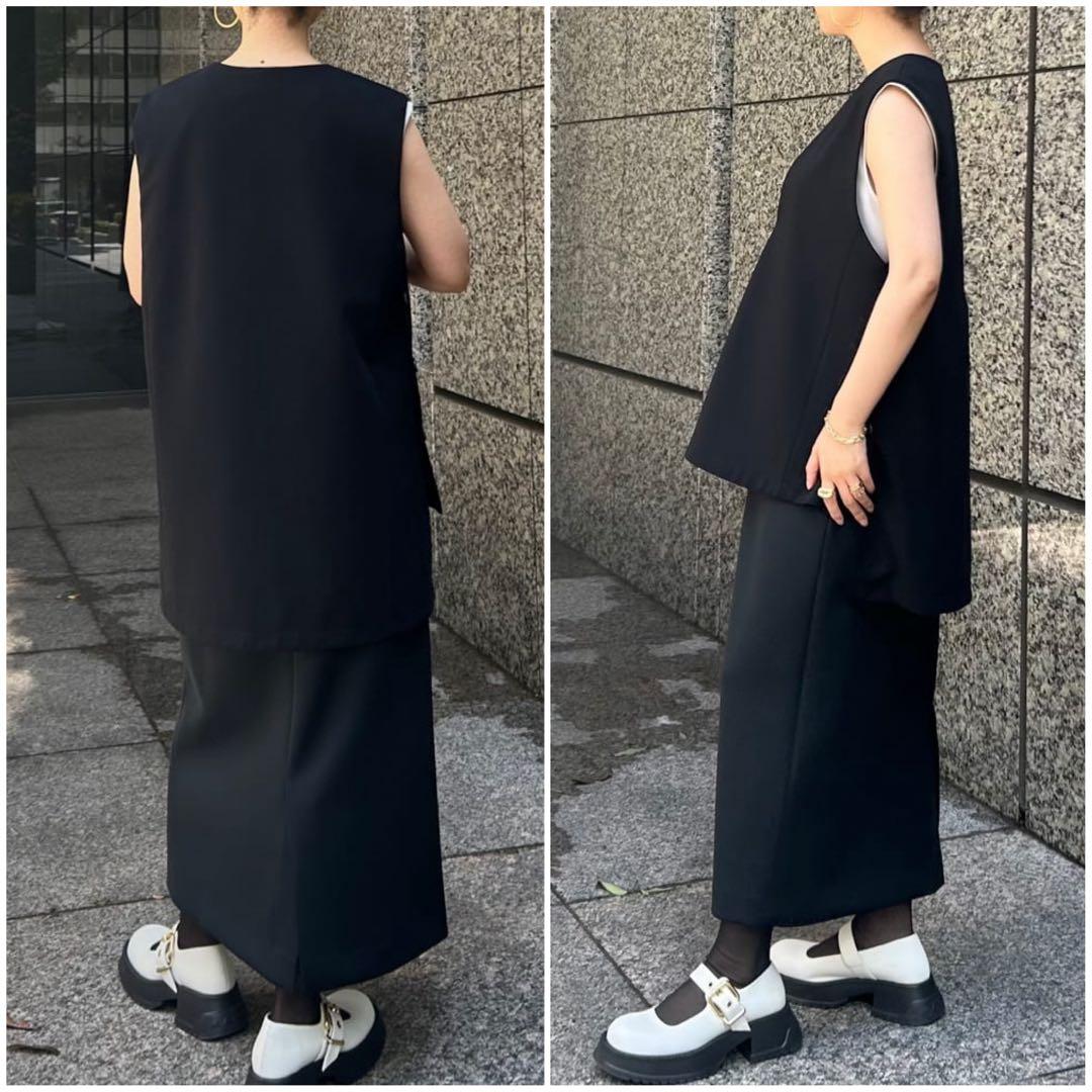 【美品】アドーア⭐️定価47300円 ADORE マットポンチカットソー ブラック