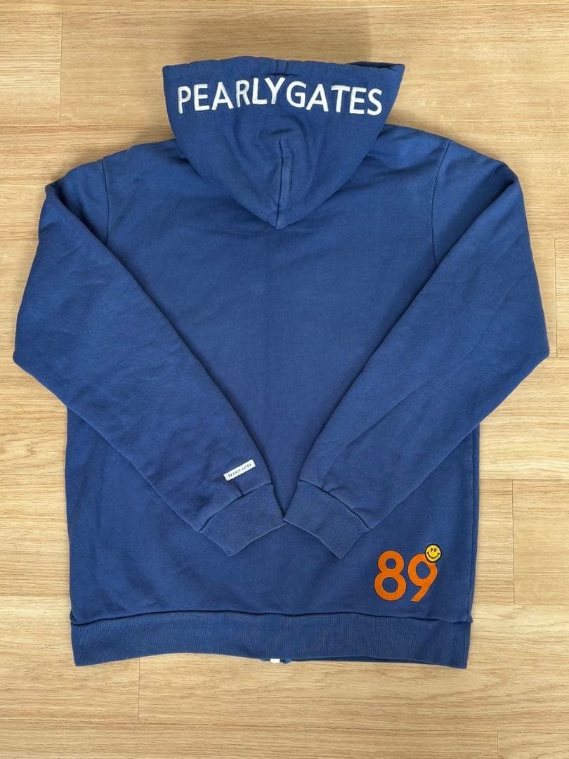 PEARLY GATES ネイビー フルジップパーカー