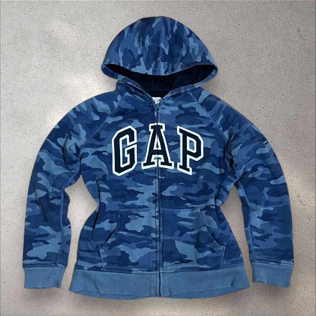 チャオ様、00s old GAP ジップパーカー　カモフラ　平成ギャル　y2k