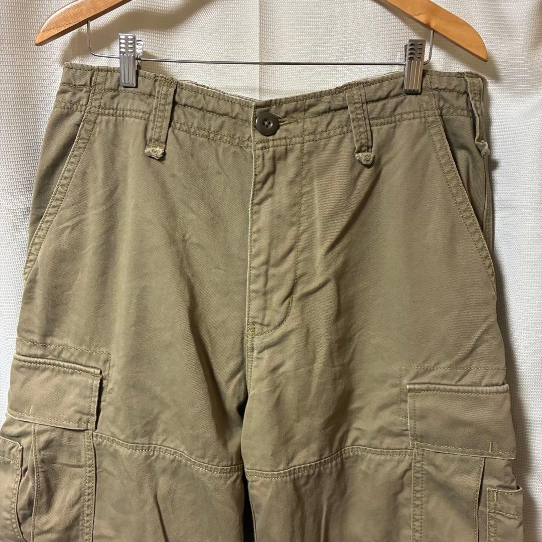 Levi’s ワイドカーゴパンツ 34インチ ゴールデンサイズ 裾ドローコード