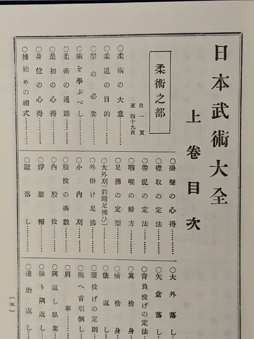 日本武術　 大全　古書　大正10年 発行