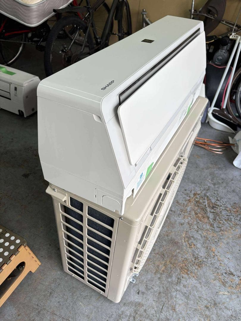 SHARP エアコン AC-R56ATC/AU-R56ATY 18畳用 中古美品