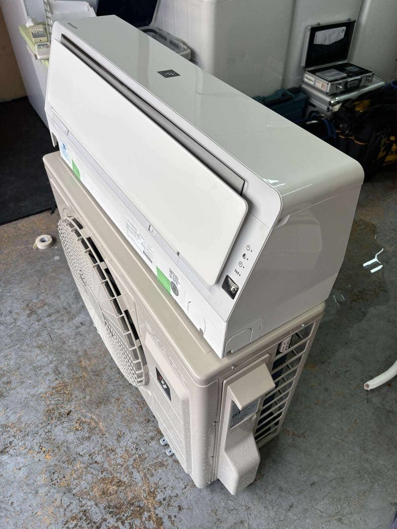 SHARP エアコン AC-R56ATC/AU-R56ATY 18畳用 中古美品