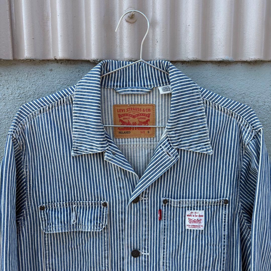 T*り様 Levi'sトラッカージャケット ヒッコリー デニムジャケット