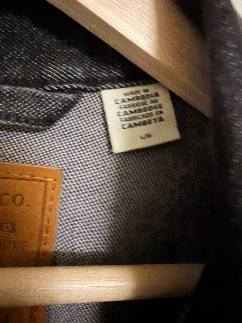 Levi'sリーバイス TYPE-1 TRUCKER DENIM ブラック　L