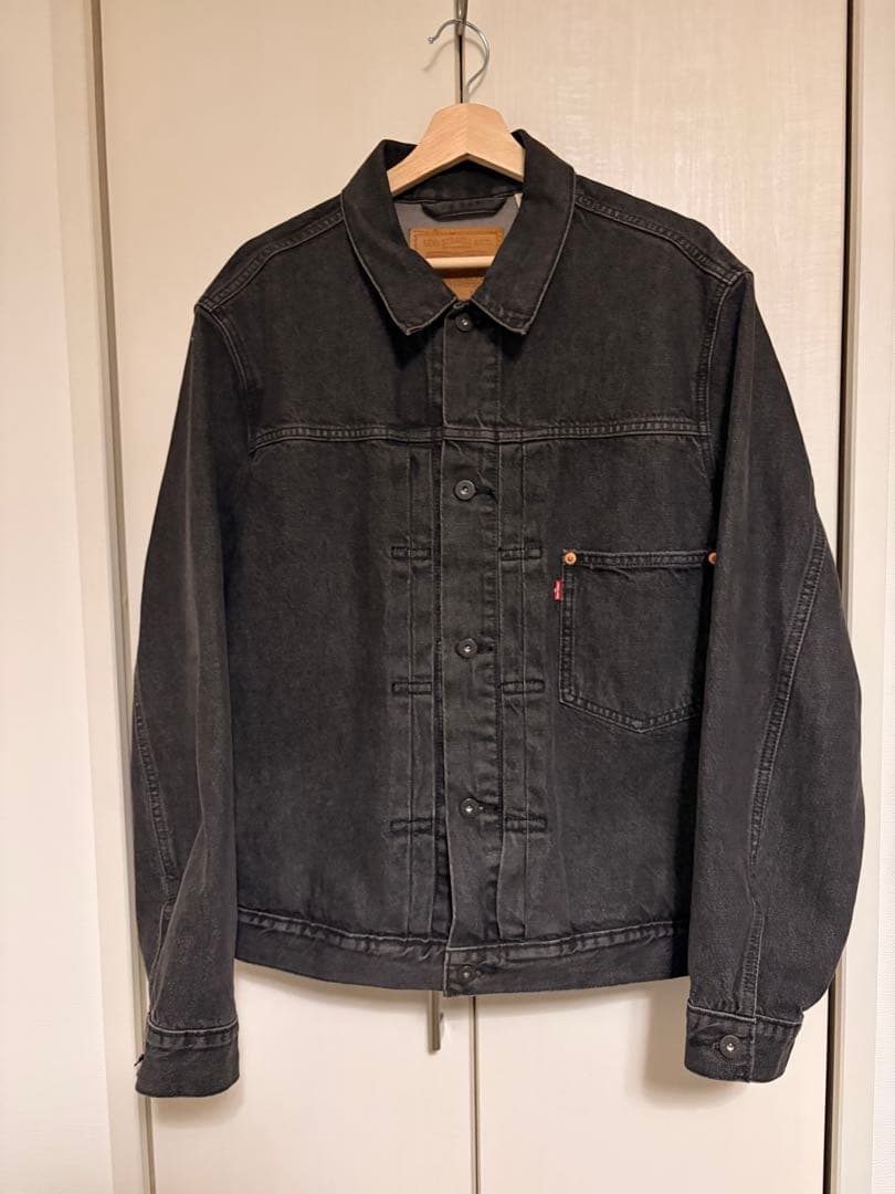 Levi'sリーバイス TYPE-1 TRUCKER DENIM ブラック　L