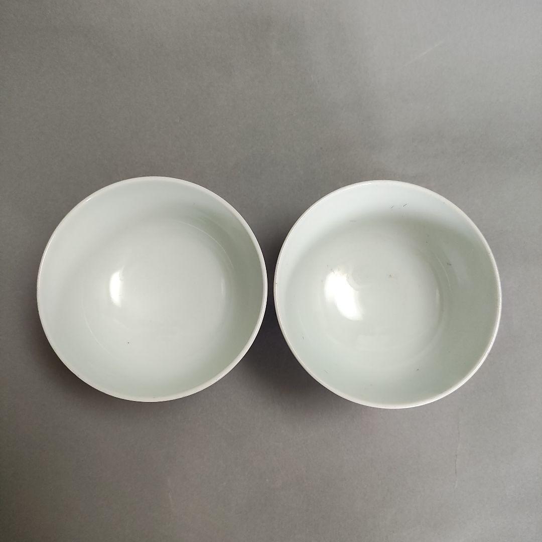 柏山製　染付湯呑　花鳥文　煎茶碗