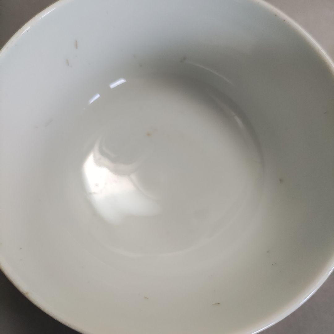 柏山製　染付湯呑　花鳥文　煎茶碗