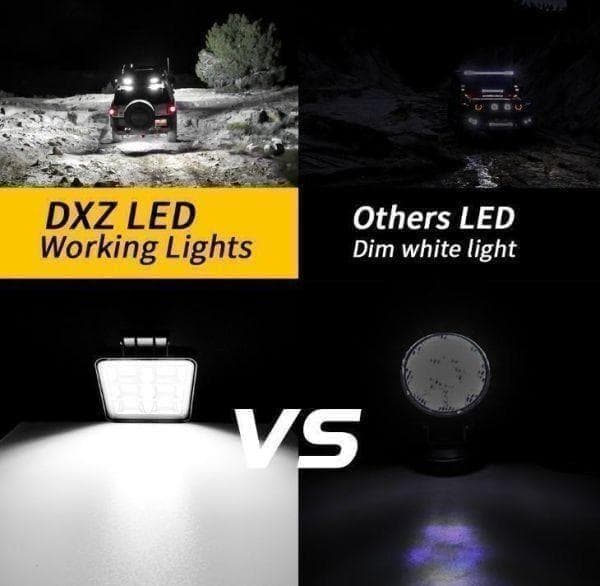 10個セット 144w 44連 LED ワークライト 12V/24V 作業灯
