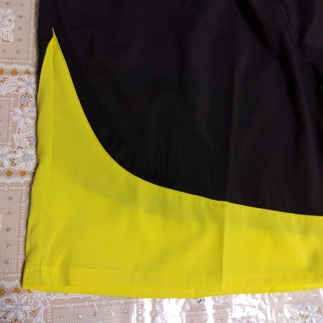 美品✨⑩ YONEX ハーフパンツ／ベリークール／ユニ О／ブラック、蛍光ライン