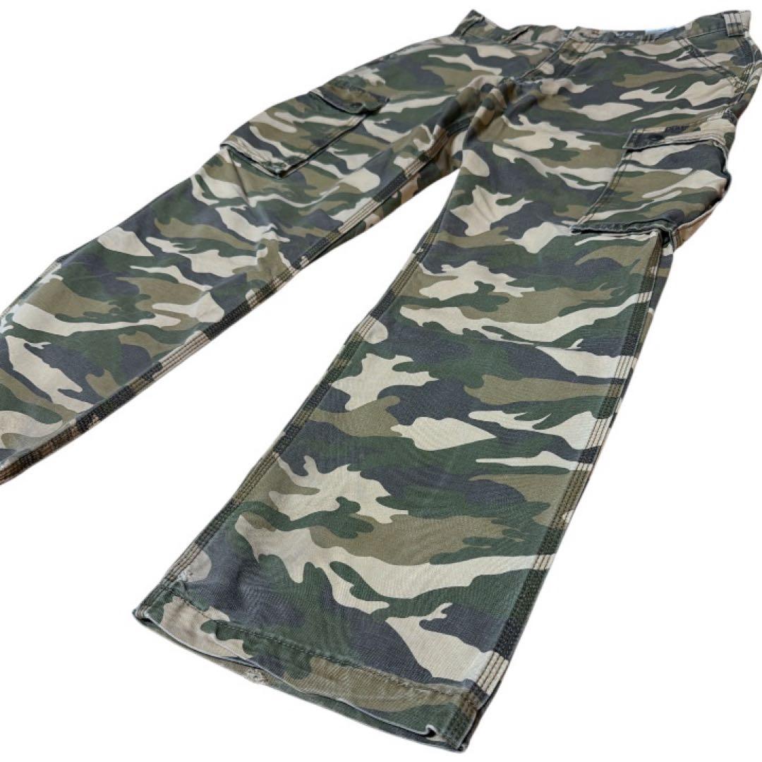 Carhartt カモフラ カーゴパンツ 迷彩 リラックスフィット W34