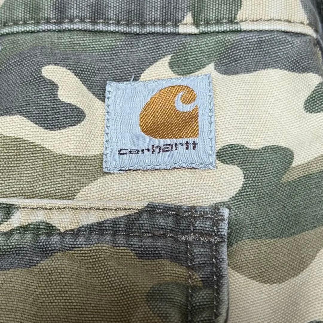 Carhartt カモフラ カーゴパンツ 迷彩 リラックスフィット W34