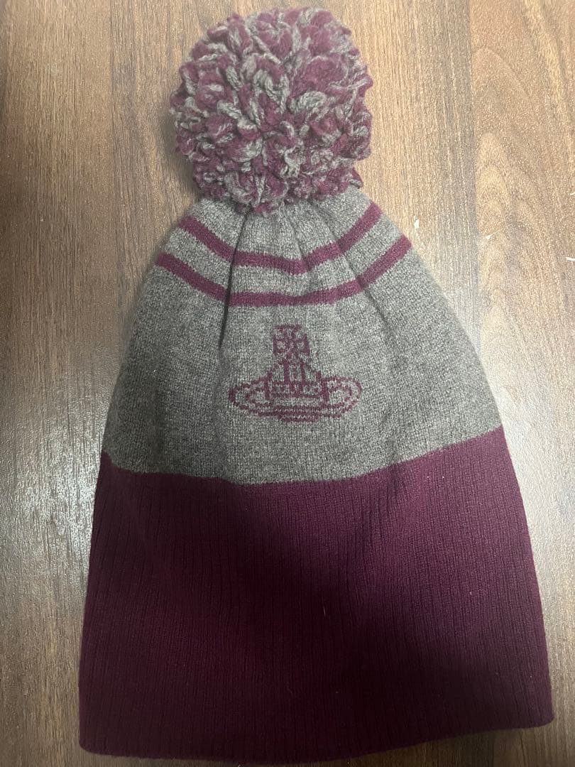 ヴィヴィアンウエストウッド　ニット帽　VivienneWestwood　ボンボン