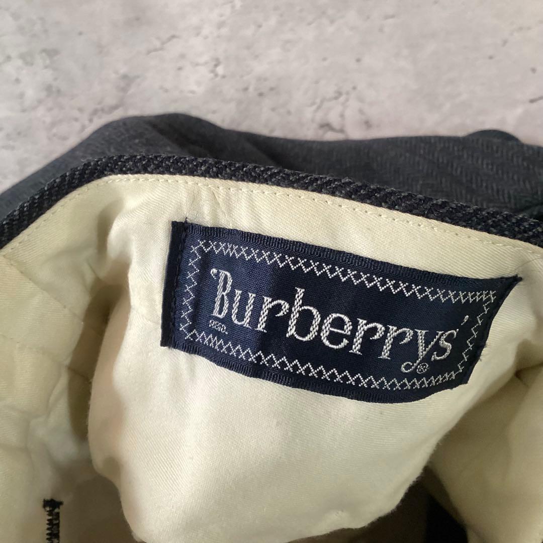 Burberrys バーバリーズ　スーツスラックス　ウール　ヘリンボーン　グレー