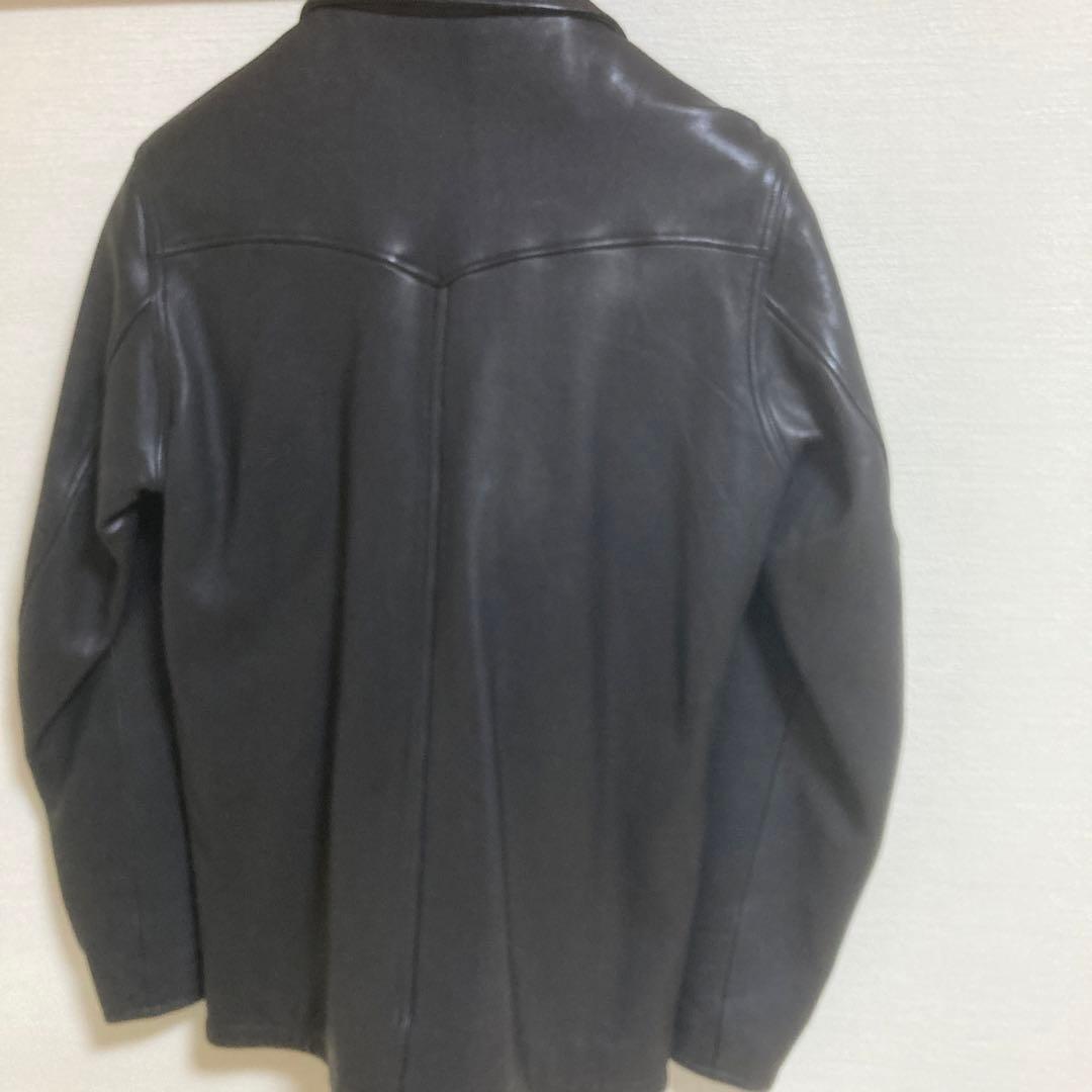 極美品ヒステリックグラマーBLACK最高級コーチレザージャケット逸品M定価11万