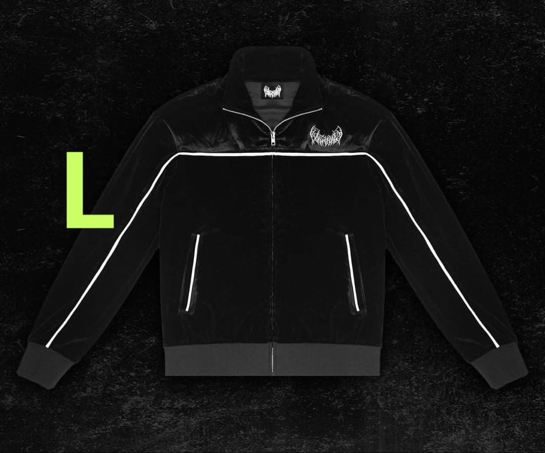 YXNGBRATZ YB Velour Jacket Black L 新品未使用