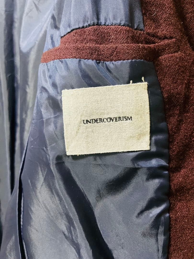 な*し様 希少!! Undercoverism 襟レザー　コート