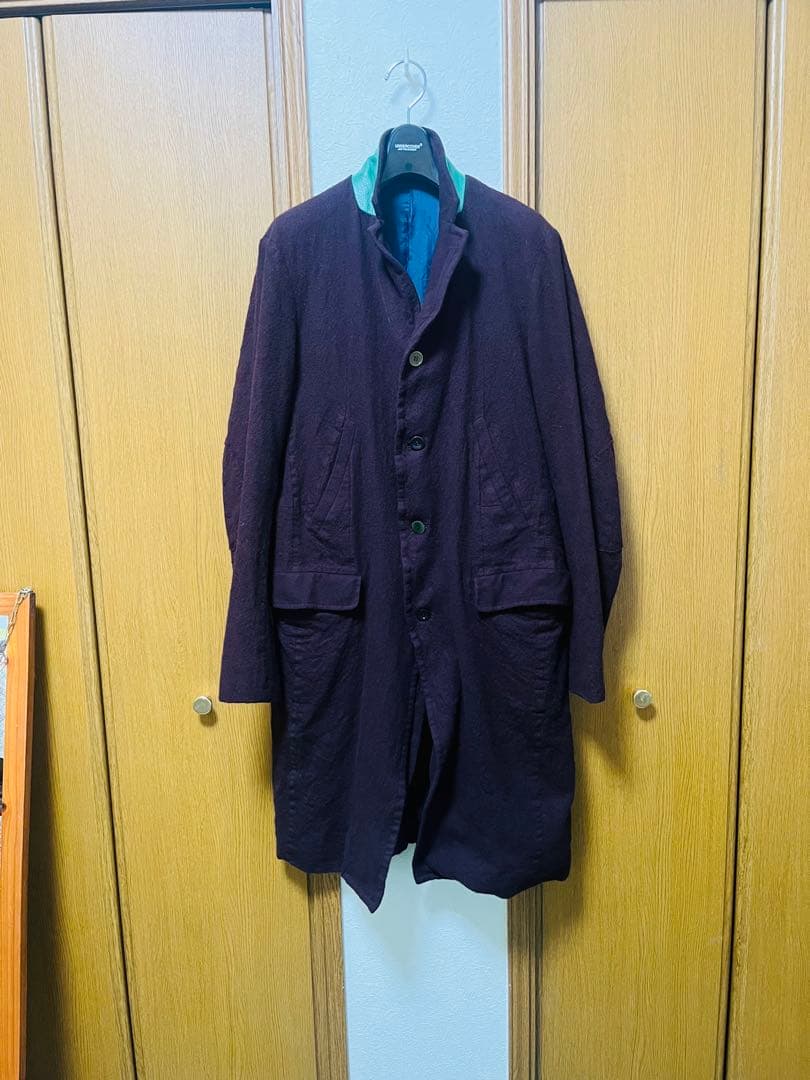 な*し様 希少!! Undercoverism 襟レザー　コート