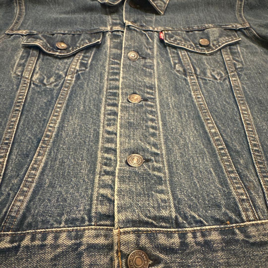 70s Levi's 70505 4thデニムジャケット布ケアタグ