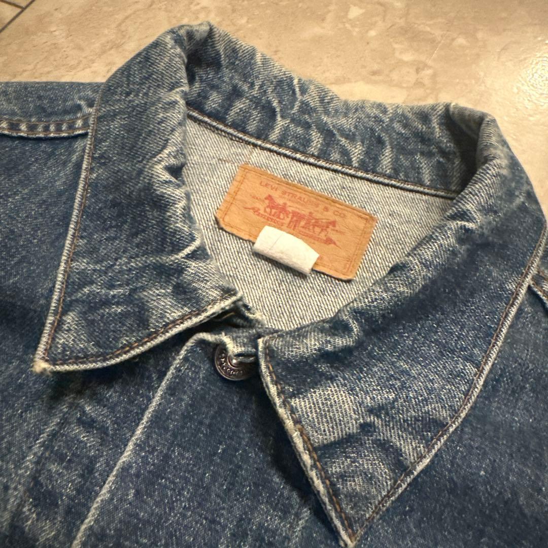 70s Levi's 70505 4thデニムジャケット布ケアタグ